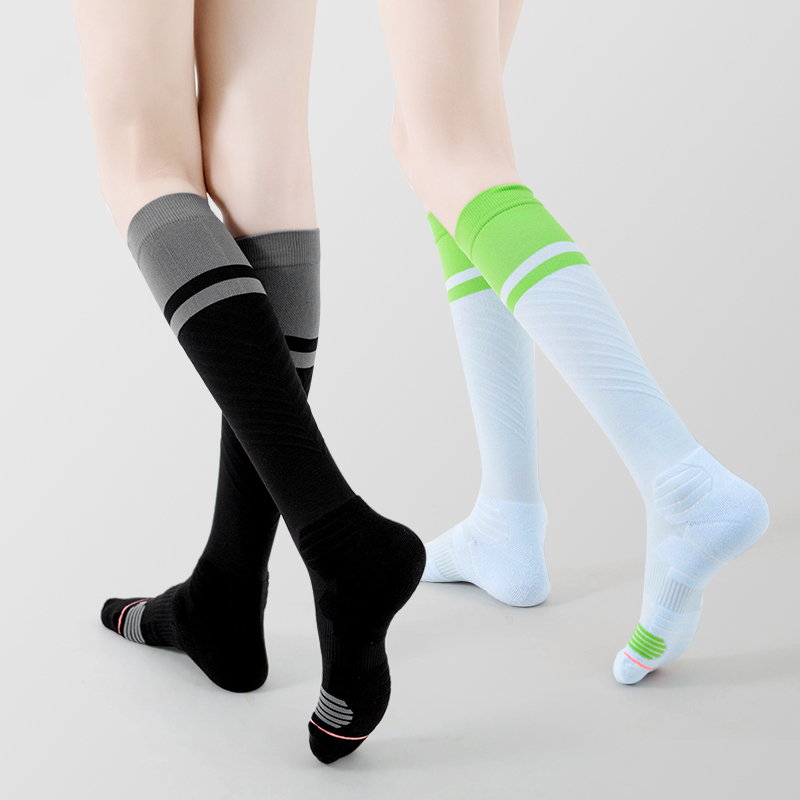 Nylon utomhuscykling snabbtorkande kompressionsstrumpor
