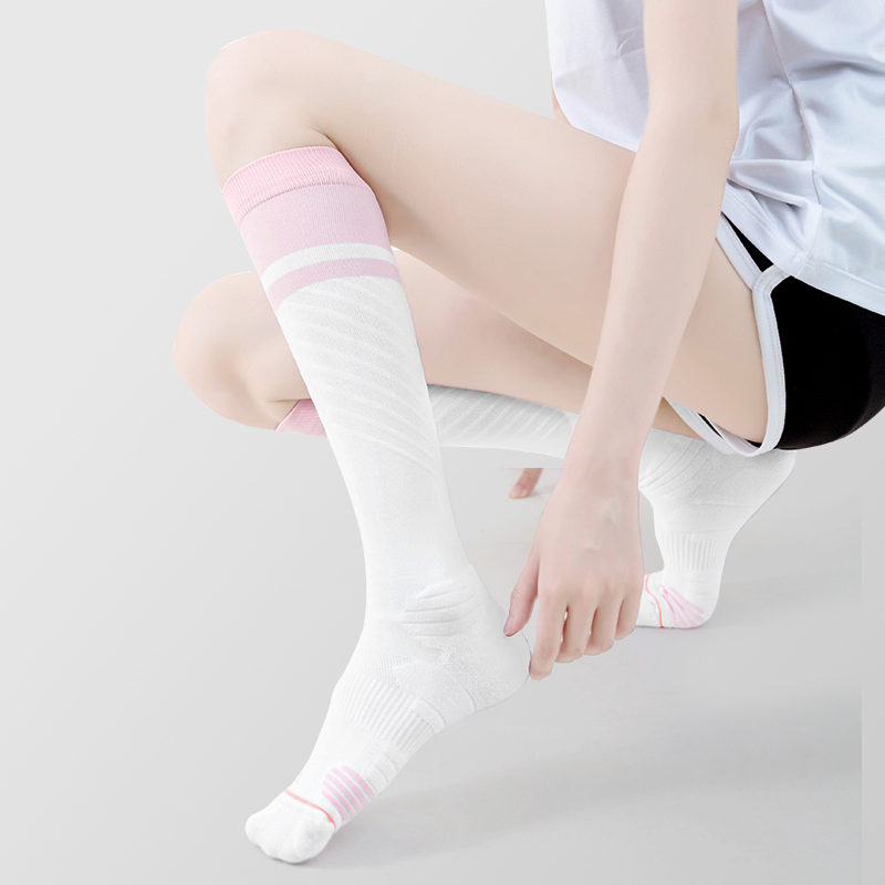 Nylon utomhuscykling snabbtorkande kompressionsstrumpor