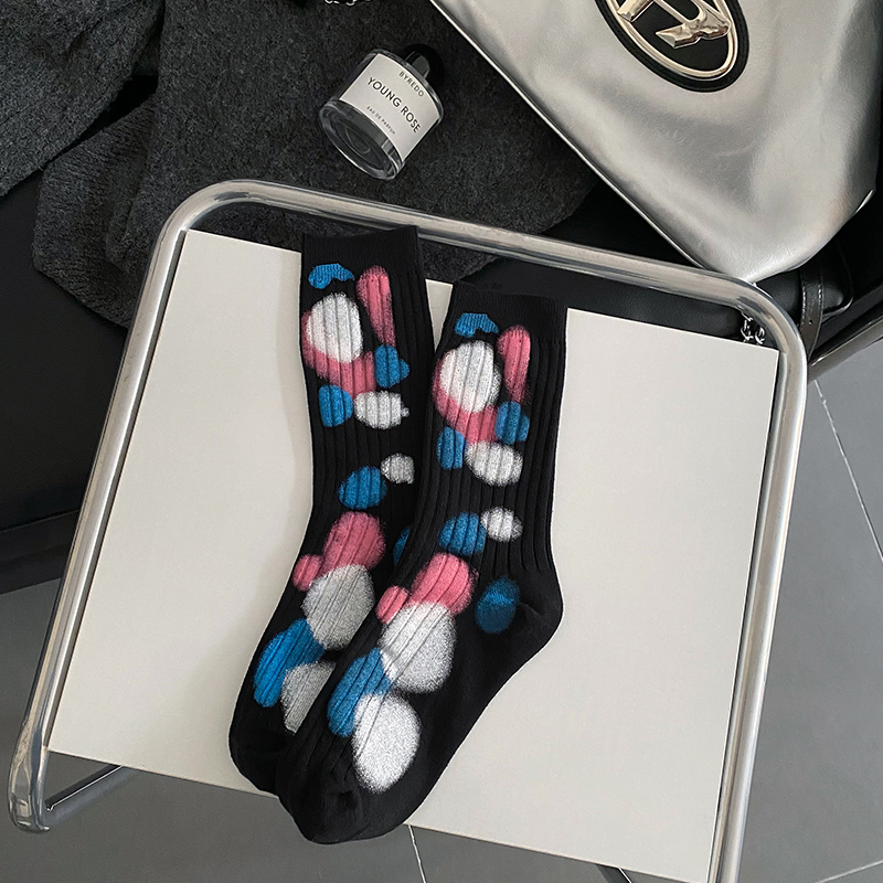 Tie-dye prickiga strumpor